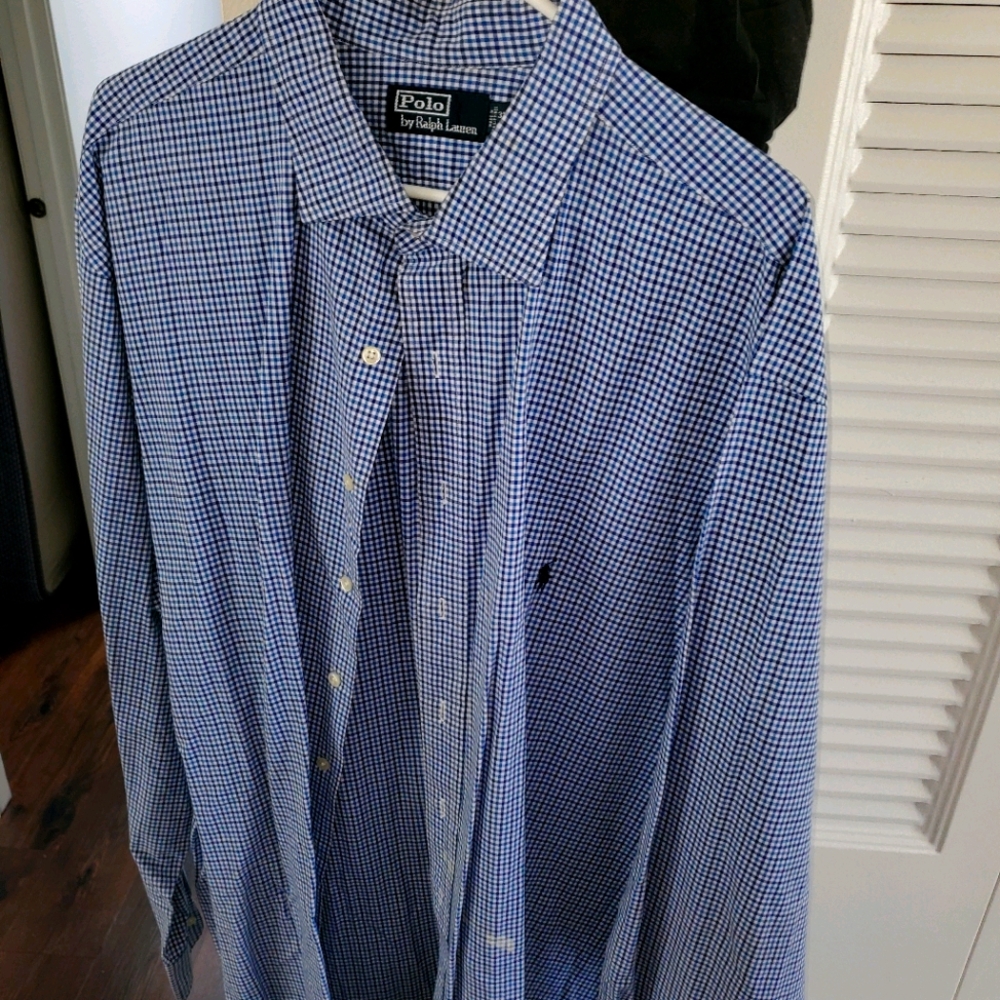 Long sleeve button up polo